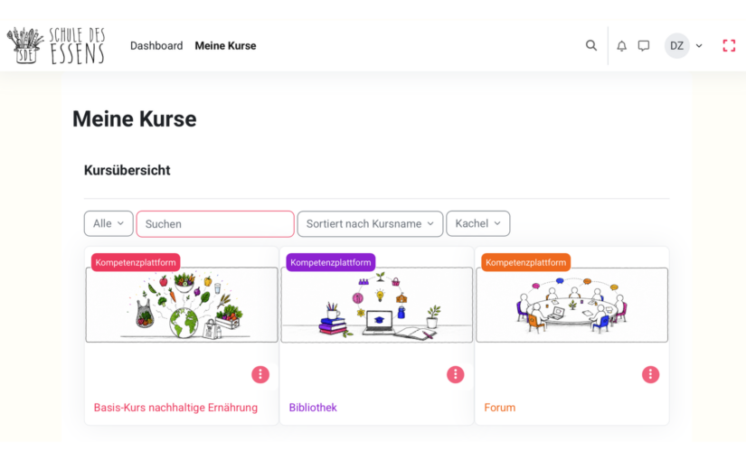 We proudly present: Campus Schule des Essens ist online!